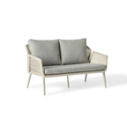 Montecito Loveseat in Dune Aluminum