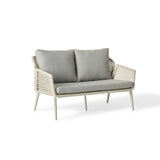 Montecito Loveseat in Dune Aluminum