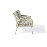 Montecito Loveseat in Dune Aluminum