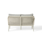 Montecito Loveseat in Dune Aluminum