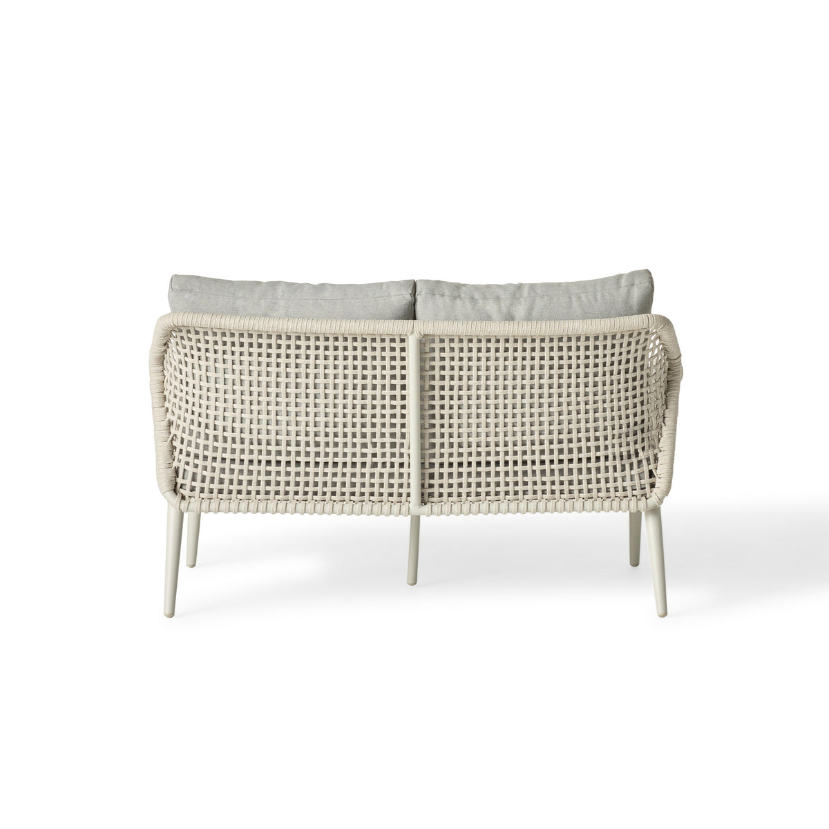 Montecito Loveseat in Dune Aluminum