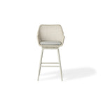 Montecito Swivel Bar Chair in Dune Aluminum