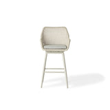 Montecito Swivel Bar Chair in Dune Aluminum