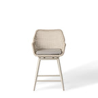 Montecito Swivel Counter Chair in Dune Aluminum