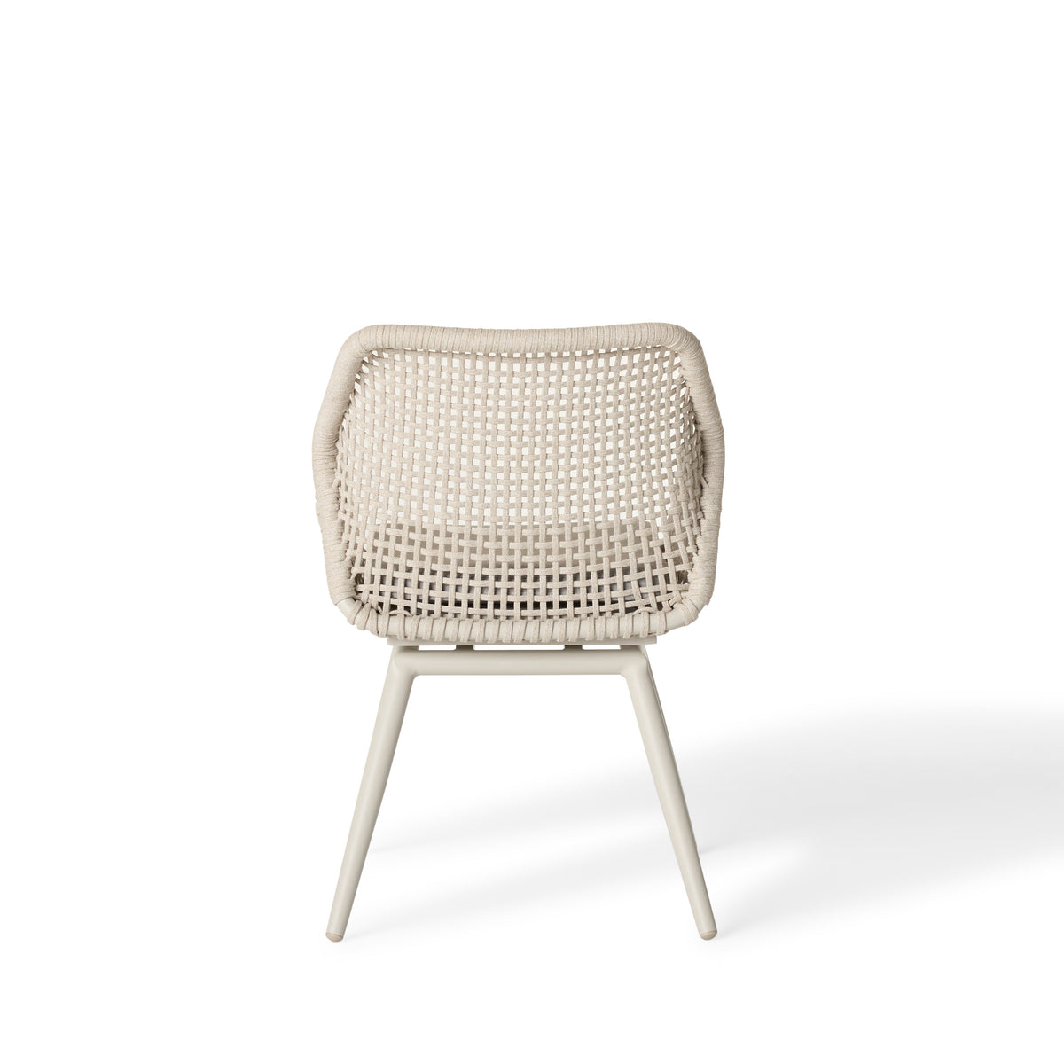 Montecito Swivel Dining Chair in Dune Aluminum