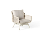 Montecito Swivel Lounge Chair in Dune Aluminum