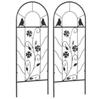 2 Pack Garden Trellis for Climbing Plants, 39" Tall