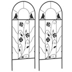 2 Pack Garden Trellis for Climbing Plants, 39" Tall
