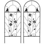 2 Pack Garden Trellis for Climbing Plants, 39" Tall