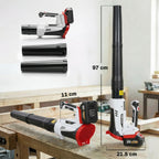 18V Cordless Leaf Blower with Battery and Charger