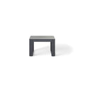 Nicasio Side Table in Charcoal Aluminum