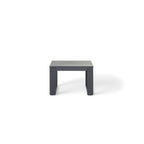 Nicasio Side Table in Charcoal Aluminum