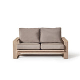 Nicasio Weathered Teak Loveseat