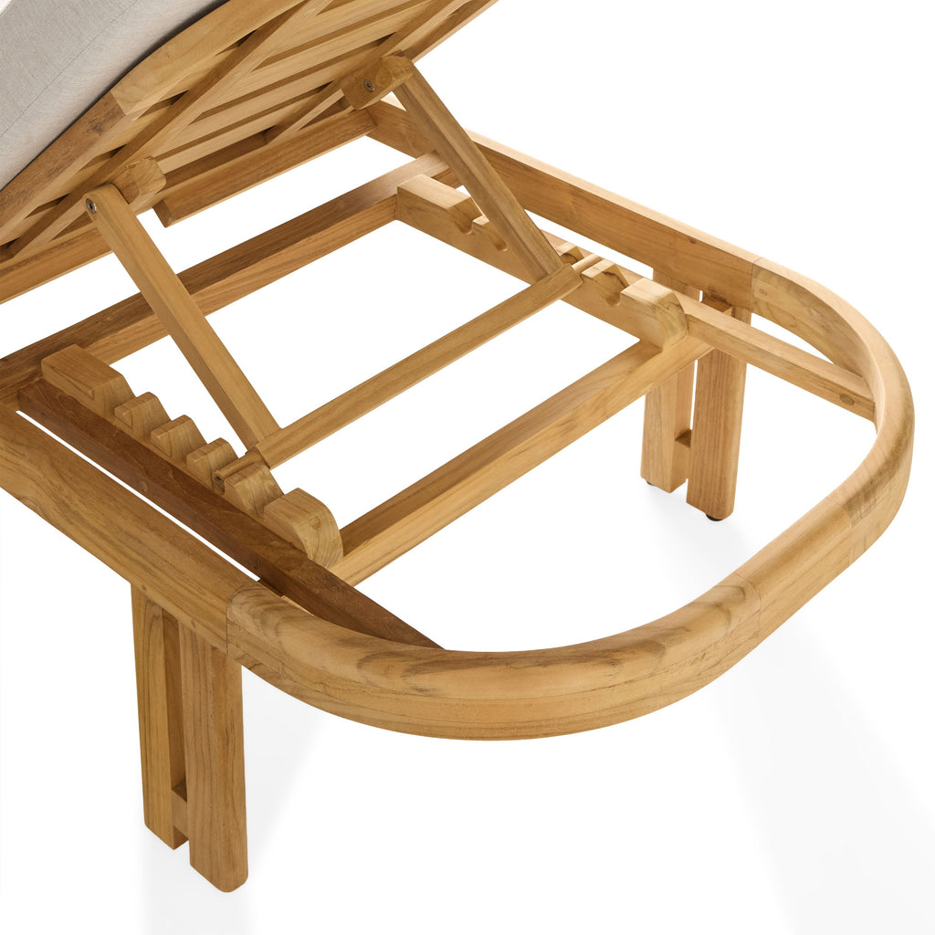 Ojai Chaise Lounge in Teak