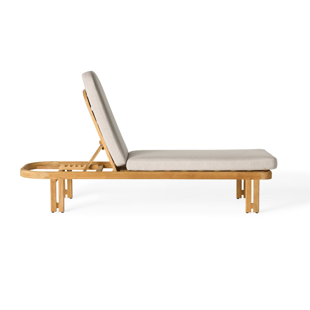 Ojai Chaise Lounge in Teak