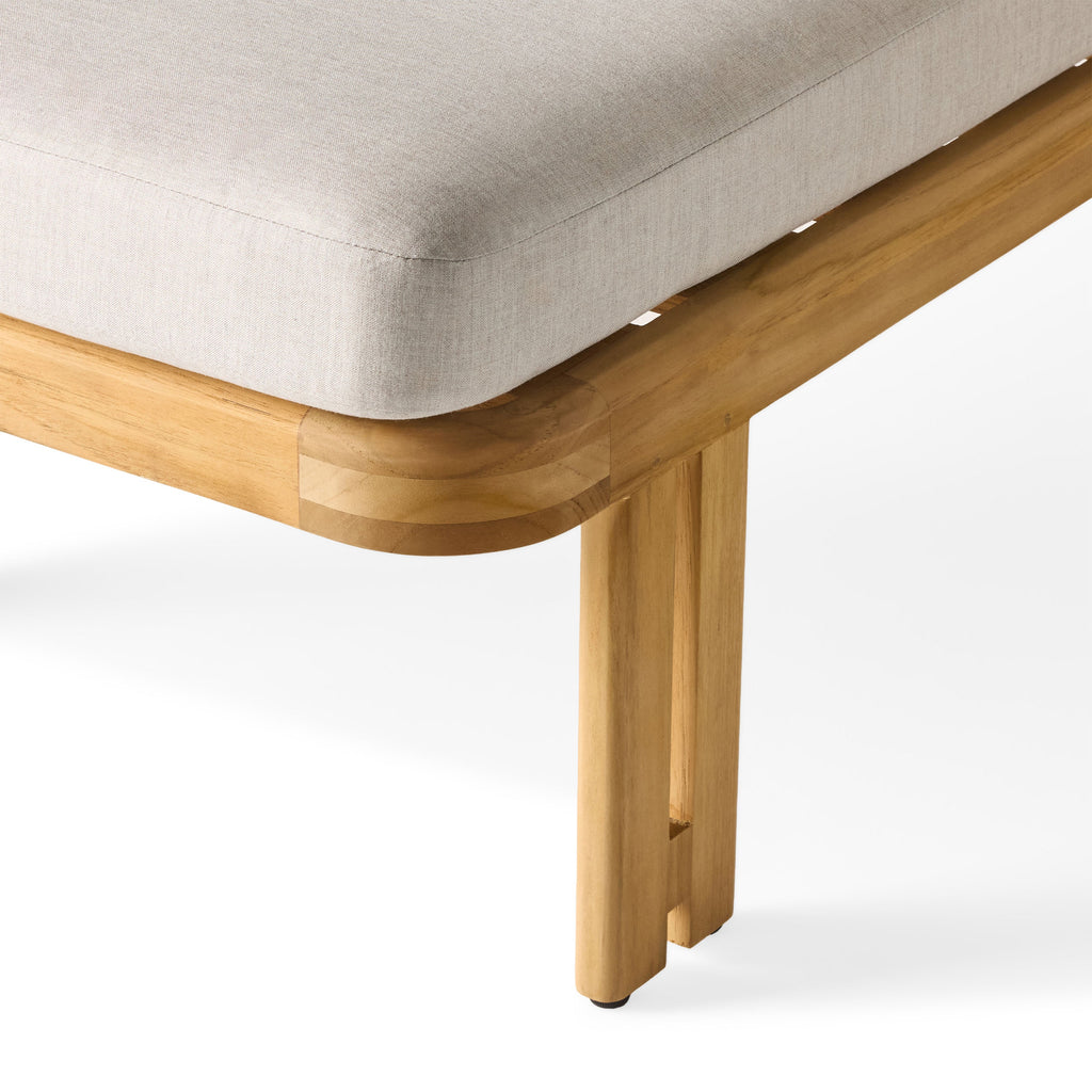 Ojai Chaise Lounge in Teak