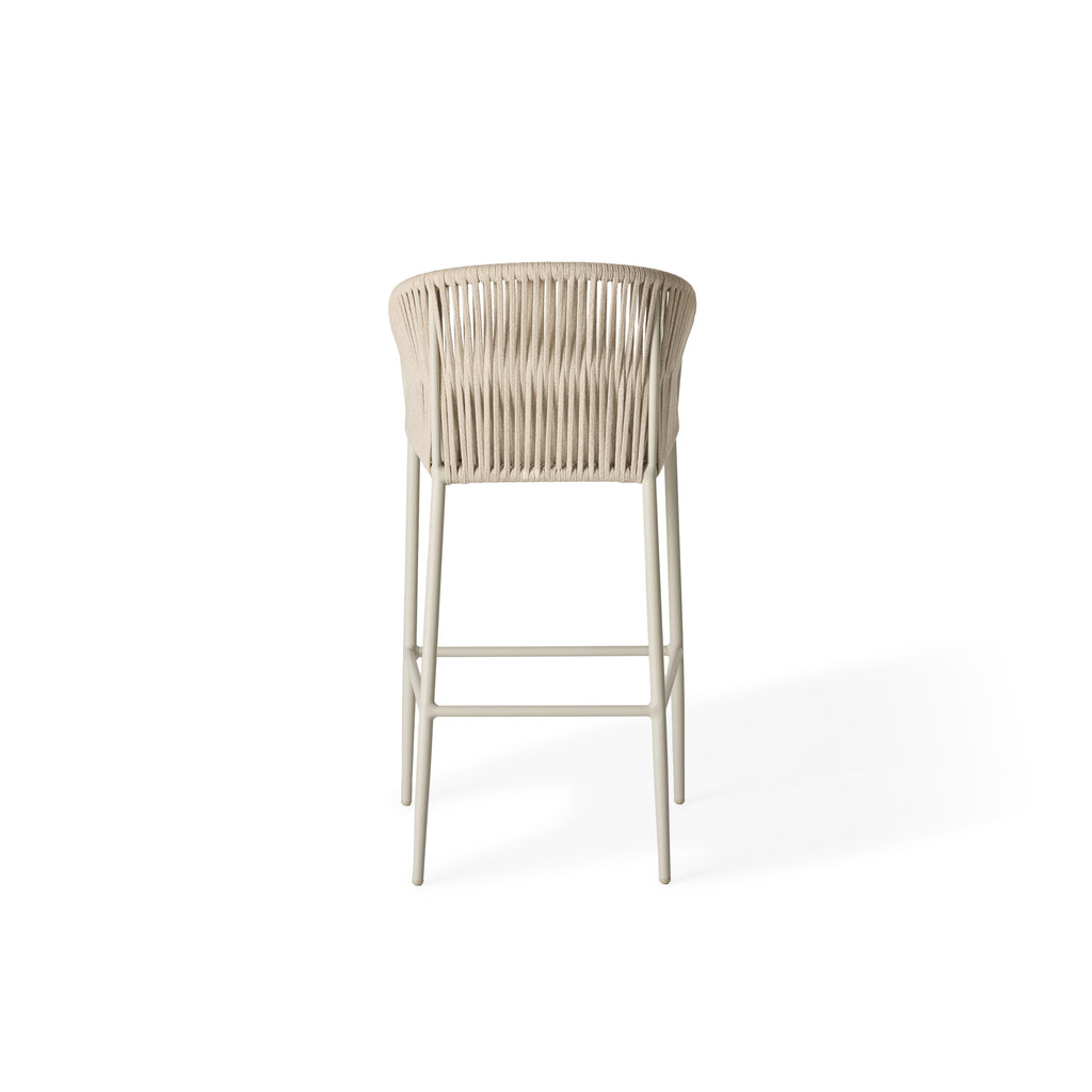 Olema Bar Chair in Dune Aluminum