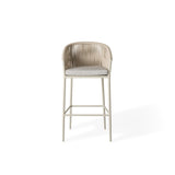 Olema Bar Chair in Dune Aluminum