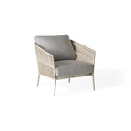Olema Lounge Chair in Dune Aluminum