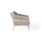 Olema Lounge Chair in Dune Aluminum