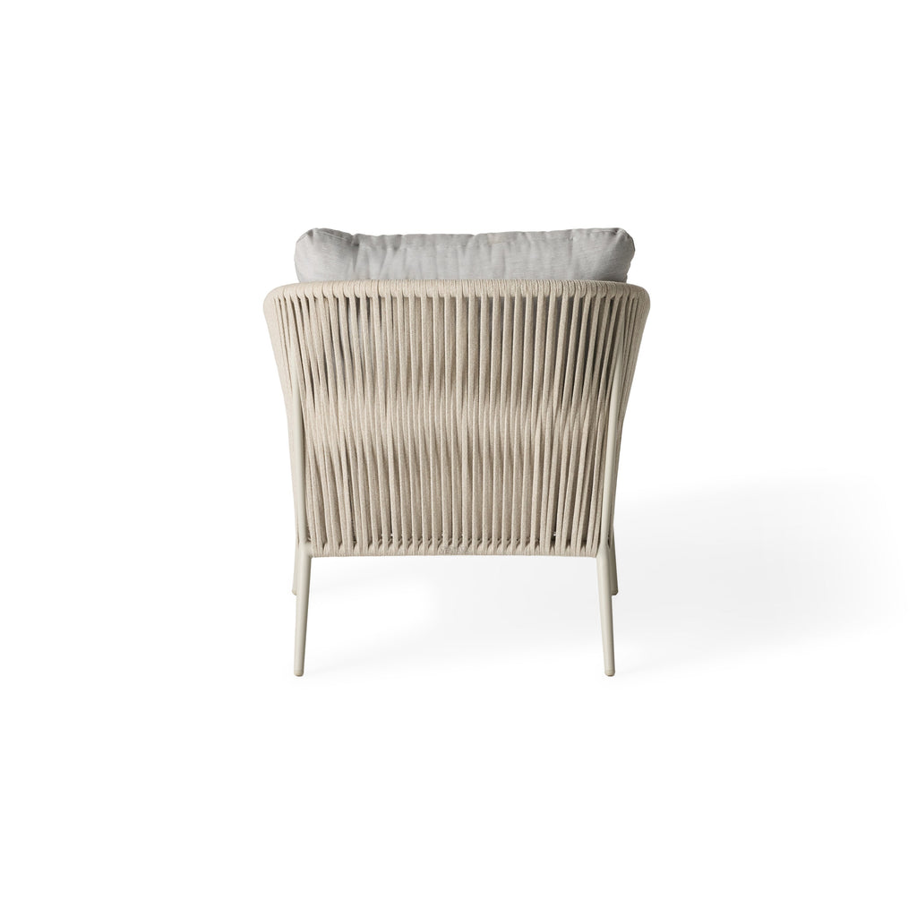 Olema Lounge Chair in Dune Aluminum