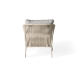 Olema Lounge Chair in Dune Aluminum