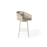 Olema Swivel Bar Chair in Dune Aluminum