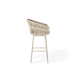 Olema Swivel Bar Chair in Dune Aluminum