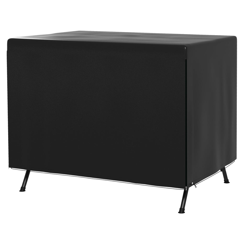 85" x 61" x 59" 3-Seater Patio Swing Cover, Black