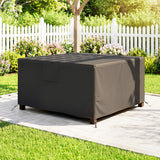 125 x 125 x 74 cm Garden Furniture Cover with Air Vent, Black