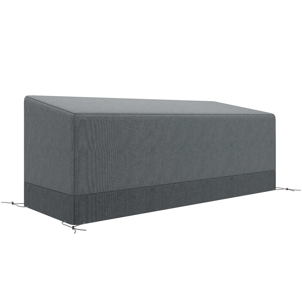 75" x 28.3" x 29.9" Waterproof Patio Sofa Cover, Grey