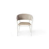 Pacific Dining Chair in White Aluminum