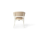 Pacific Dining Chair in White Aluminum