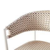 Pacific Dining Chair in White Aluminum