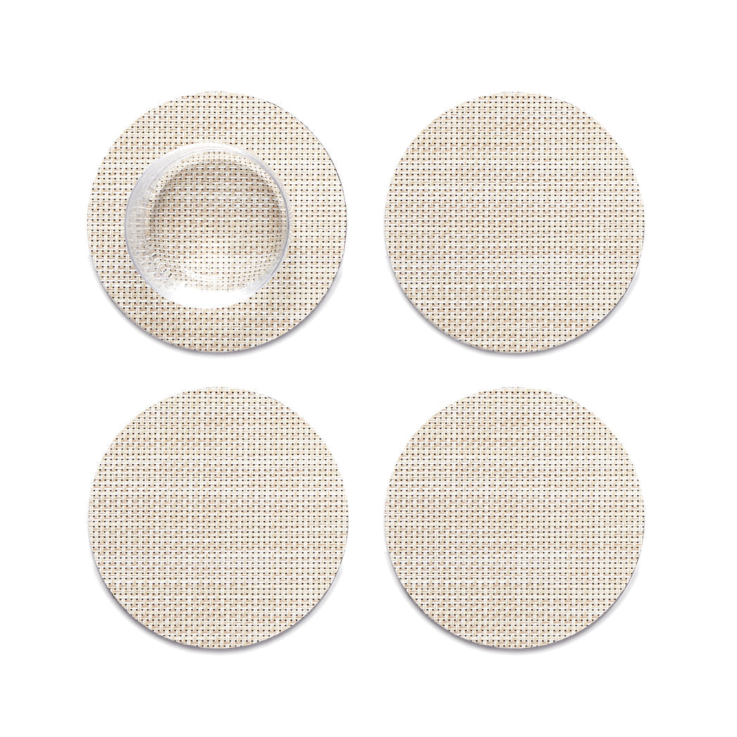 Mini Basketweave Coaster Set