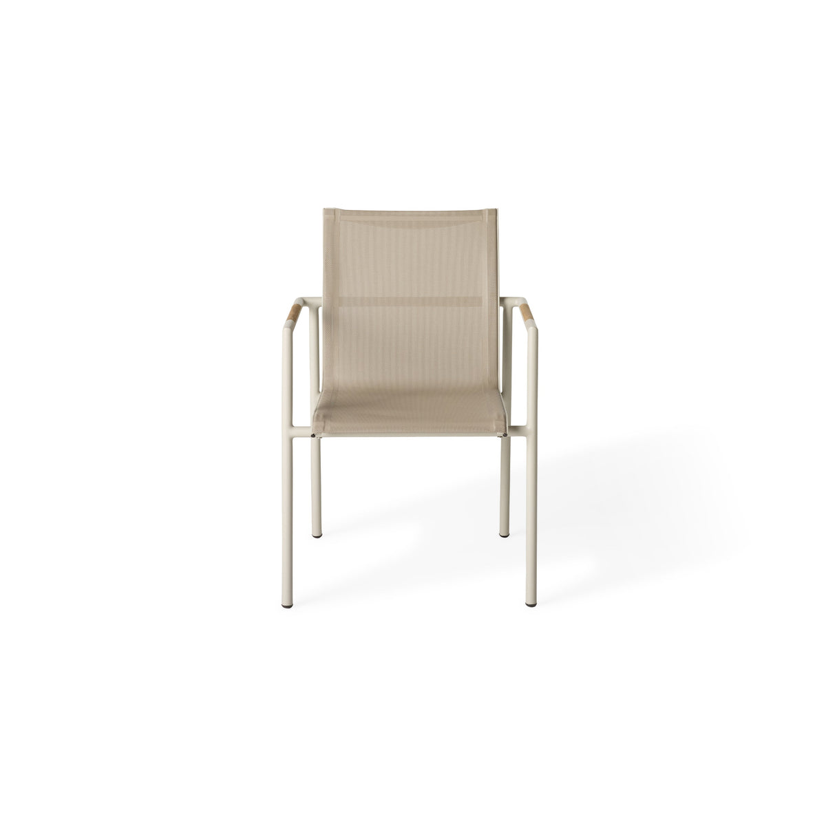 Pasadena Dining Arm Chair in Dune Aluminum