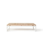 Pasadena Coffee Table in White Aluminum