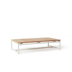 Pasadena Coffee Table in White Aluminum