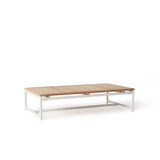Pasadena Coffee Table in White Aluminum
