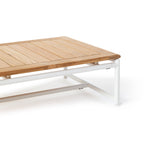 Pasadena Coffee Table in White Aluminum