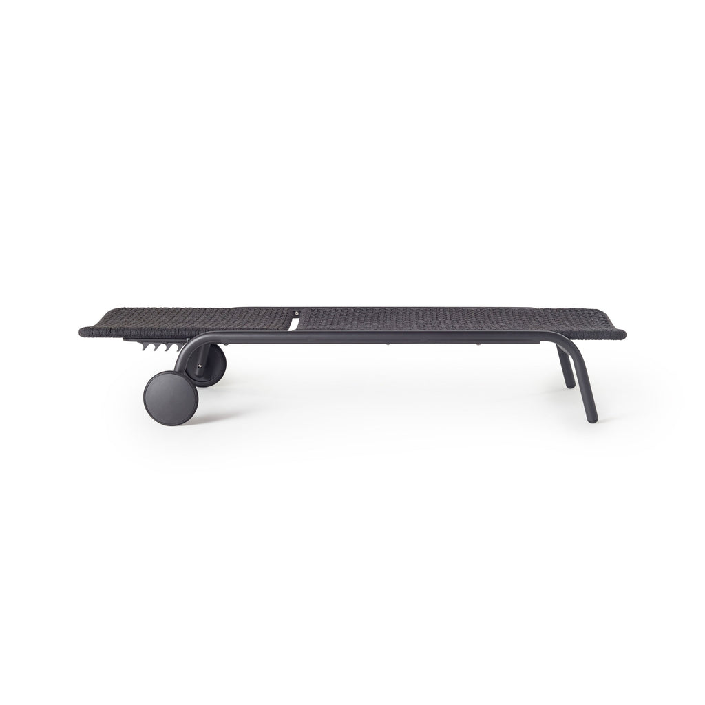 Presidio Chaise Lounge in Charcoal