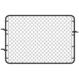 26-71 in. W x 4 ft. H Chain Link Fence Gate, Black