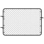 26-71 in. W x 4 ft. H Chain Link Fence Gate, Black