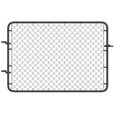 26-71 in. W x 4 ft. H Chain Link Fence Gate, Black
