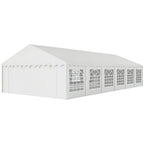 20' x 40' Heavy Duty Party Tent and Carport with Sidewalls, White