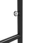 2 Pack Metal Garden Trellis Panels, 20" x 47", Black