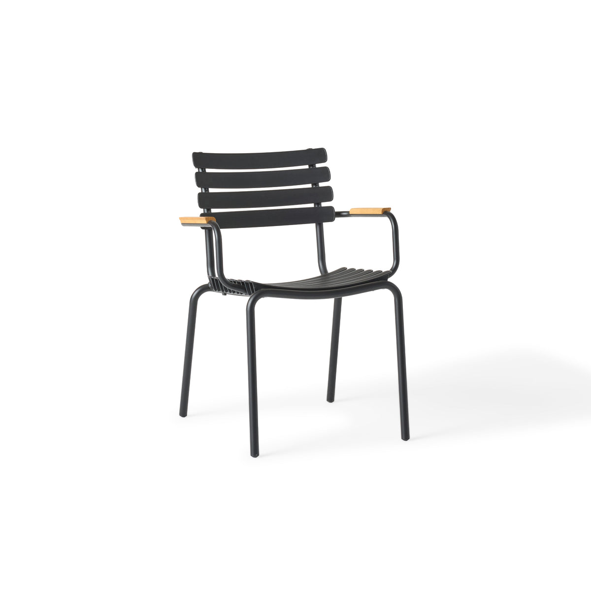 ReClips Dining Arm Chair - Black / Bamboo