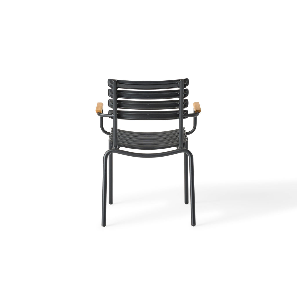 ReClips Dining Arm Chair - Black / Bamboo