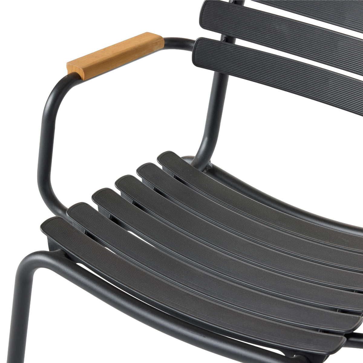 ReClips Dining Arm Chair - Black / Bamboo
