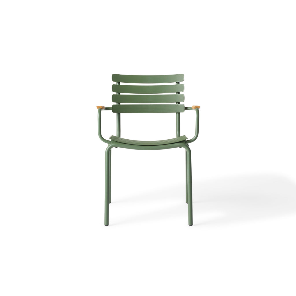 ReClips Dining Arm Chair - Olive / Bamboo